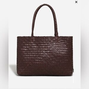 Madewell Handwoven Leather Tote